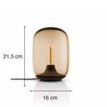 Eva Solo Acorn Tafellamp Amber LEDlamp