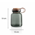 Eva Solo Nordic Kitchen Silhouette Glazen Voorraadpot 1,5 liter Kurk Dop