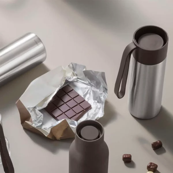 Eva Solo To Go RVS Thermosfles Chocoladebruin Dubbelwandig