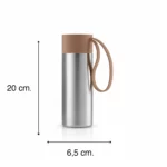 Eva Solo To Go RVS Thermosfles Koffiebruin 20 cm