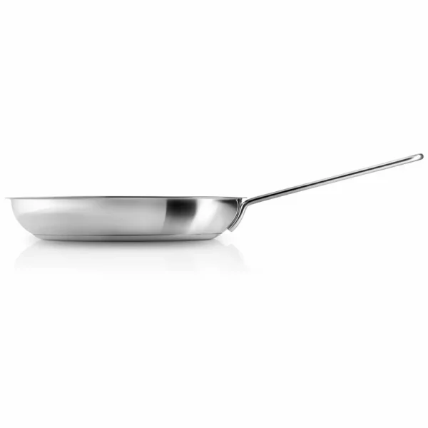 Eva Trio Stainless Steel RVS Koekenpan met Keramische anti aanbaklaag 28 cm